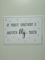  Kaartjes met een gouden randje