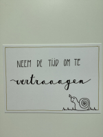  Kaartjes met een gouden randje